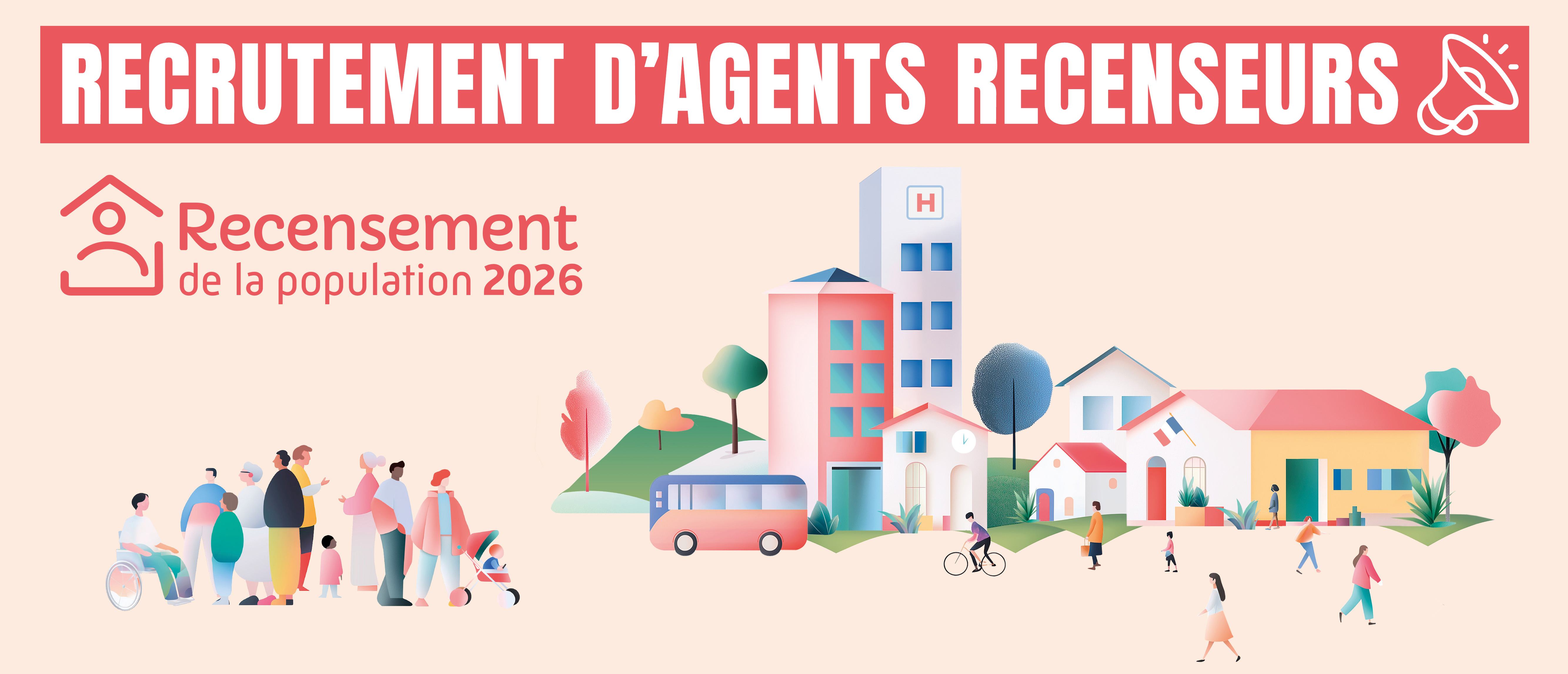 Agent recenseur / Agente recenseuse (H/F)